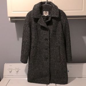 Anne Klein Women's Gray Wool Coat